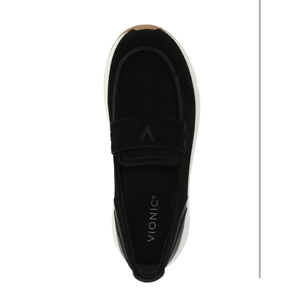 Vionic Womens Walk Roam Loafer Black Suede Leather Orthopedic Shoes 11 Medium - Picture 3 of 8